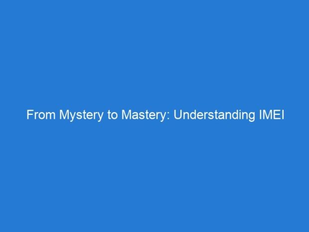 From Mystery to Mastery: Understanding IMEI Number Checks